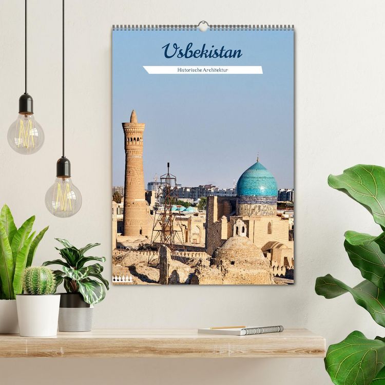 Produktbild: Usbekistan - Historische Architektur (Wandkalender 2026 DIN A2 hoch), CALVENDO Monatskalender