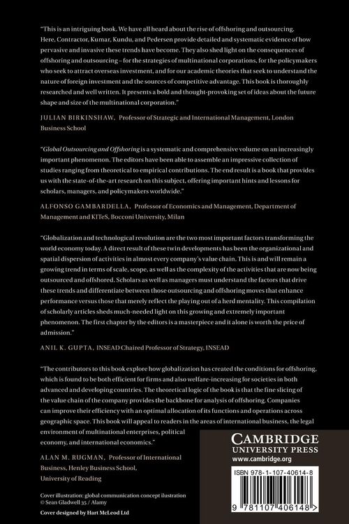 Produktbild: Global Outsourcing and Offshoring