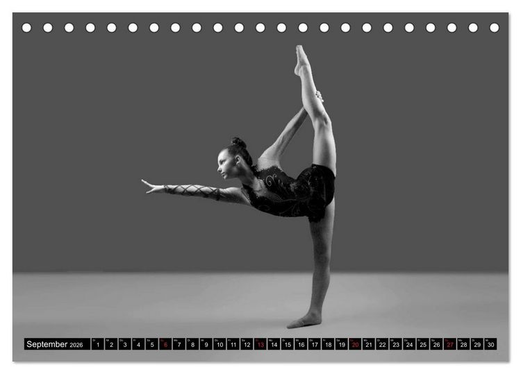 Produktbild: Rhythmisch Sportgymnastik - Alyssa (Tischkalender 2026 DIN A5 quer), CALVENDO Monatskalender