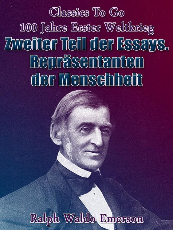 Produktbild: Zweiter Teil der Essays. Repr&auml;sentanten der Menschheit