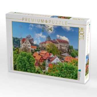 Produktbild: CALVENDO Puzzle Burg Hohnstein in der S&auml;chsischen Schweiz | 1000 Teile Lege-Gr&ouml;&szlig;e 64x48cm Foto-Puzzle f&uuml;r gl&uuml;ckliche Stunden