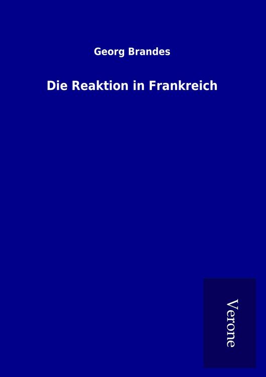 Produktbild: Die Reaktion in Frankreich