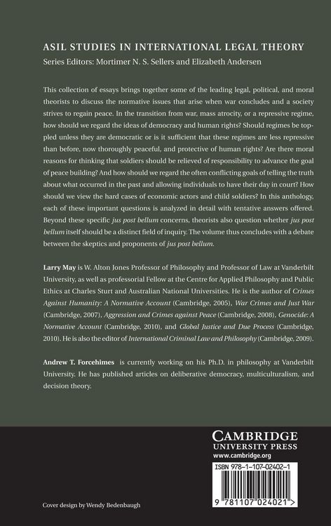 Produktbild: Morality, Jus Post Bellum, and International Law