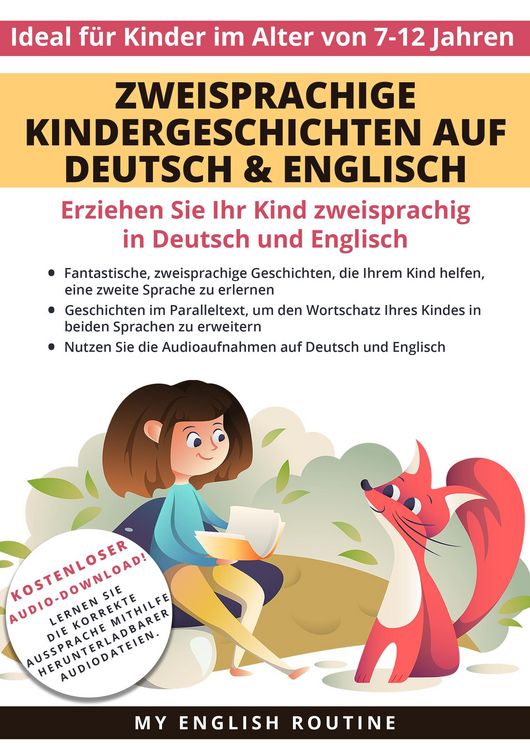 Produktbild: Zweisprachige Kindergeschichten auf Deutsch & Englisch