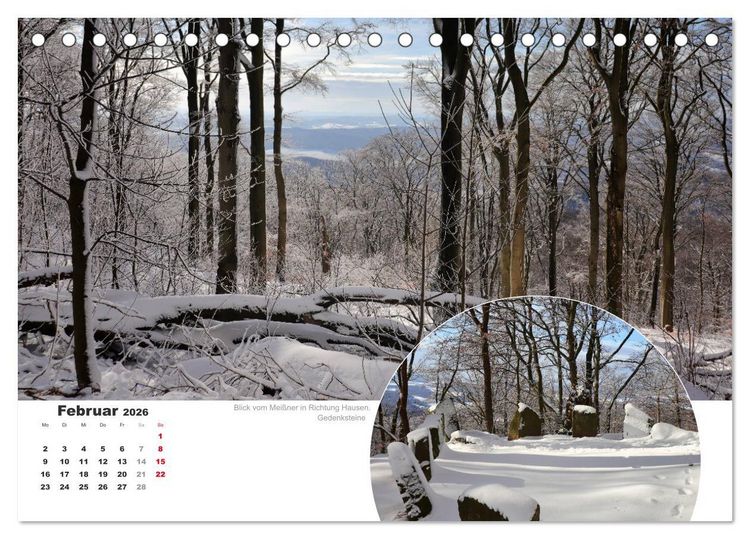 Produktbild: Der Grimmsteig (Tischkalender 2026 DIN A5 quer), CALVENDO Monatskalender