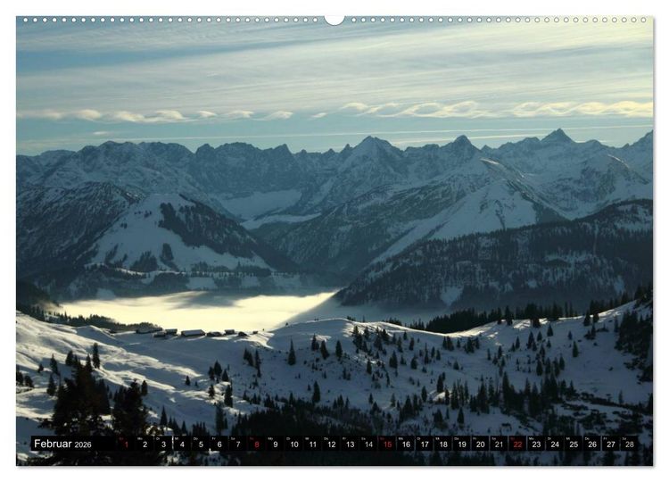 Produktbild: DIE ALPEN - Weitblicke (hochwertiger Premium Wandkalender 2026 DIN A2 quer), Kunstdruck in Hochglanz