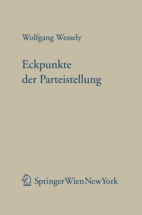 Produktbild: Eckpunkte der Parteistellung