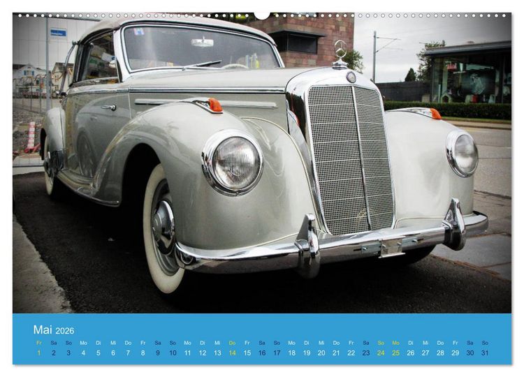 Produktbild: Mercedes Classics (hochwertiger Premium Wandkalender 2026 DIN A2 quer), Kunstdruck in Hochglanz