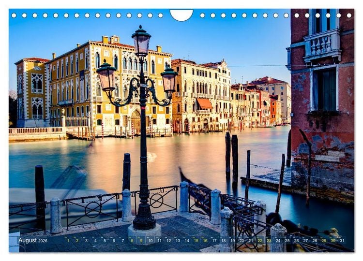 Produktbild: Venedig - eine Stadt f&uuml;r Tr&auml;umer (Wandkalender 2026 DIN A4 quer), CALVENDO Monatskalender