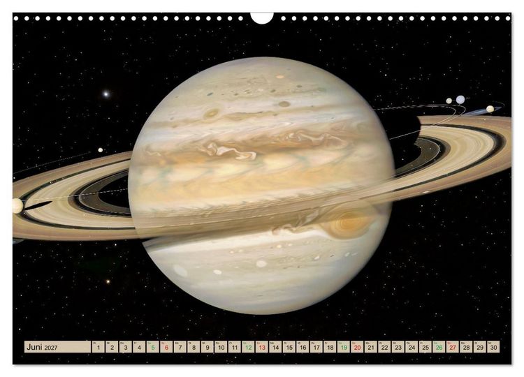 Produktbild: Jupiter, Motive inspiriert vom gr&ouml;&szlig;ten Planeten unseres Sonnensystems (Wandkalender 2027 DIN A3 quer), CALVENDO Monatskalender
