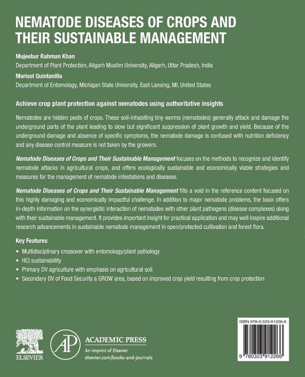 Produktbild: Nematode Diseases of Crops and Their Sustainable Management