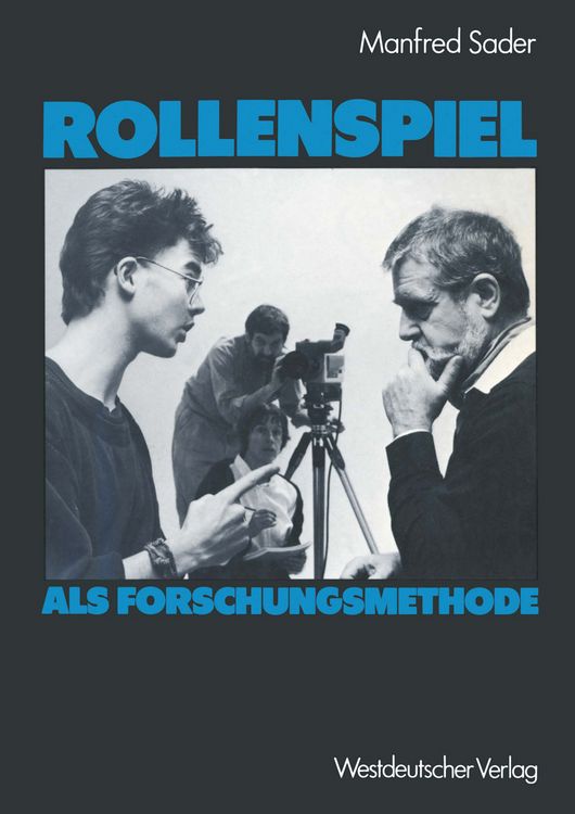 Produktbild: Rollenspiel als Forschungsmethode