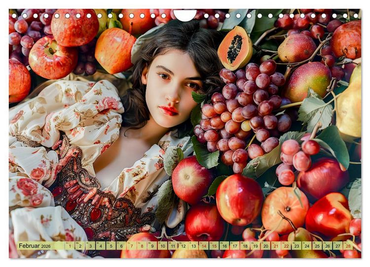 Produktbild: Obstk&ouml;nigin - Fruchtig, floral und voller Sch&ouml;nheit (Wandkalender 2026 DIN A4 quer), CALVENDO Monatskalender