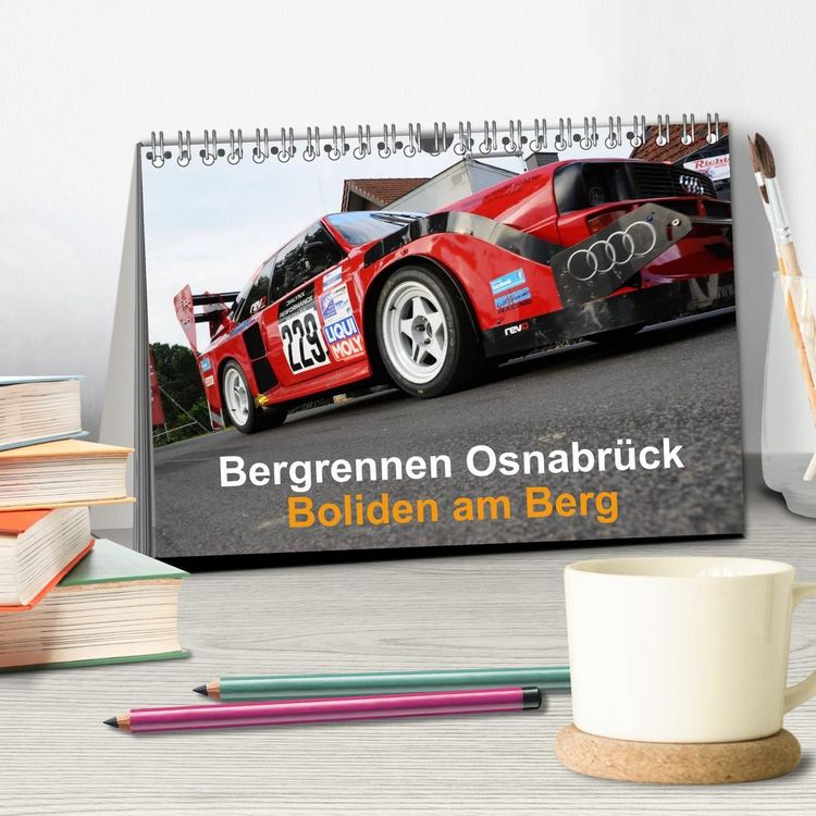 Produktbild: Bergrennen Osnabr&uuml;ck &ndash; Boliden am Berg (Tischkalender 2027 DIN A5 quer), CALVENDO Monatskalender