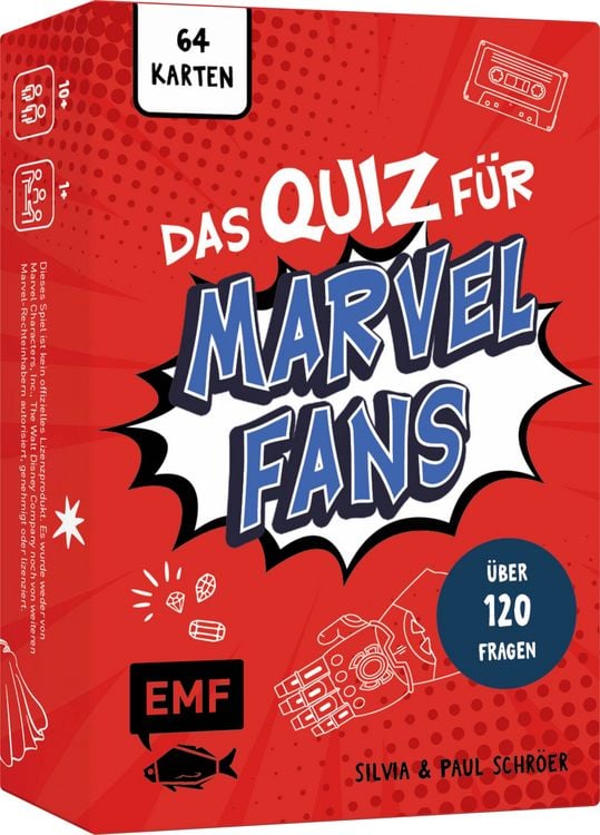 Produktbild: Kartenspiel: Das inoffizielle Quiz f&uuml;r Marvel-Fans