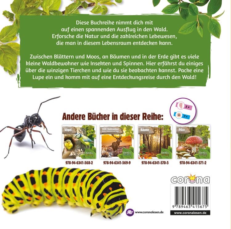 Produktbild: Kleine Waldbewohner: Insekten, W&uuml;rmer und Schnecken