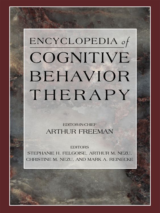Produktbild: Encyclopedia of Cognitive Behavior Therapy