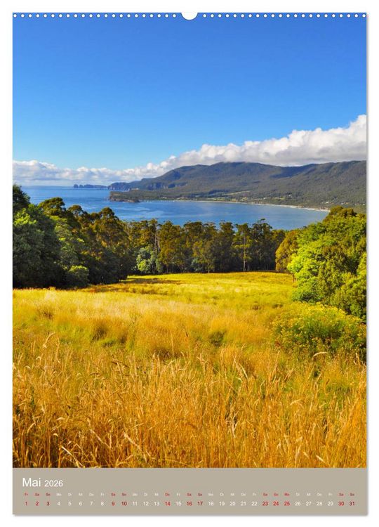 Produktbild: Erlebe mit mir Tasmanien (hochwertiger Premium Wandkalender 2026 DIN A2 hoch), Kunstdruck in Hochglanz