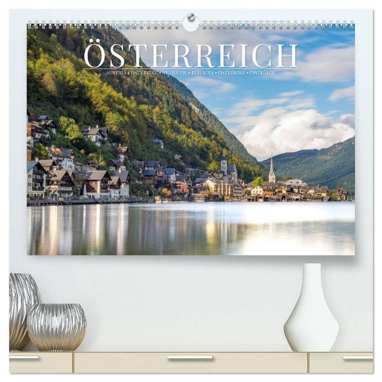 Produktbild: Alpenland &Ouml;sterreich (hochwertiger Premium Wandkalender 2026 DIN A2 quer), Kunstdruck in Hochglanz