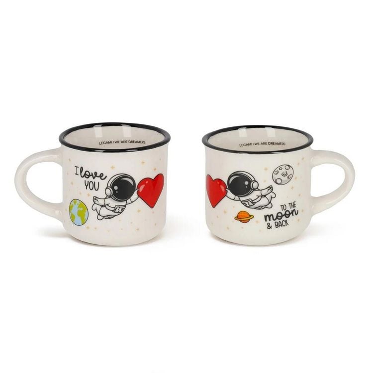 Produktbild: Legami 2er Set Kaffeetassen - Espresso For Two - Weltall