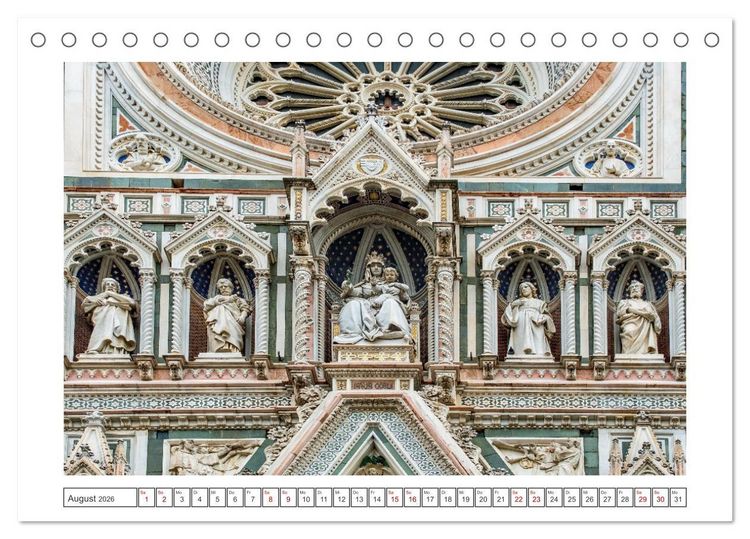 Produktbild: Florenz - Reiseziel in der Toskana (Tischkalender 2026 DIN A5 quer), CALVENDO Monatskalender
