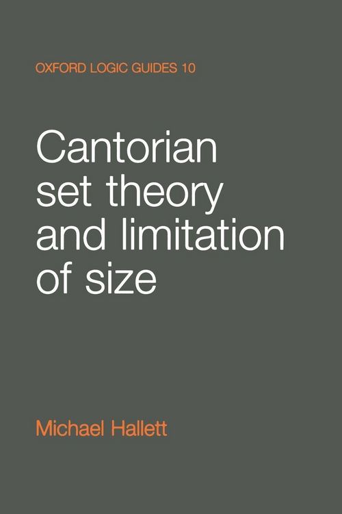 Produktbild: Cantorian Set Theory and Limitation of Size