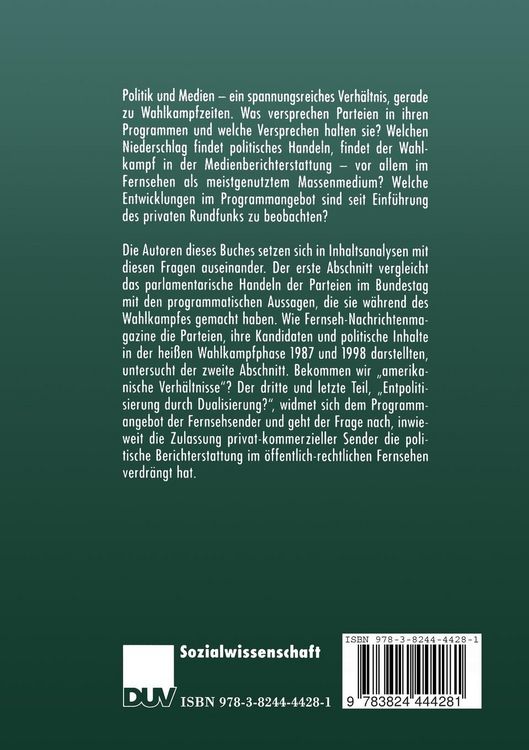 Produktbild: Politik und Fernsehen