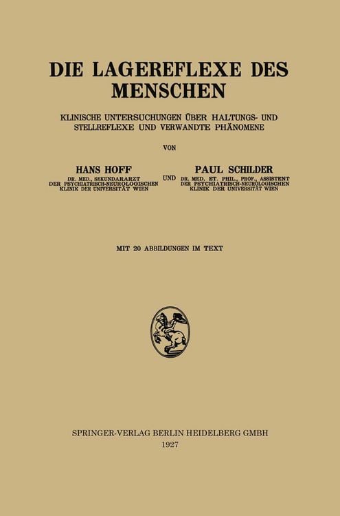 Produktbild: Die Lagereflexe des Menschen