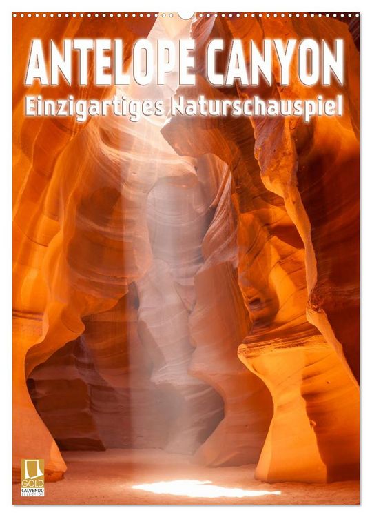Produktbild: Antelope Canyon &ndash; Einzigartiges Naturschauspiel (Wandkalender 2026 DIN A2 hoch), CALVENDO Monatskalender