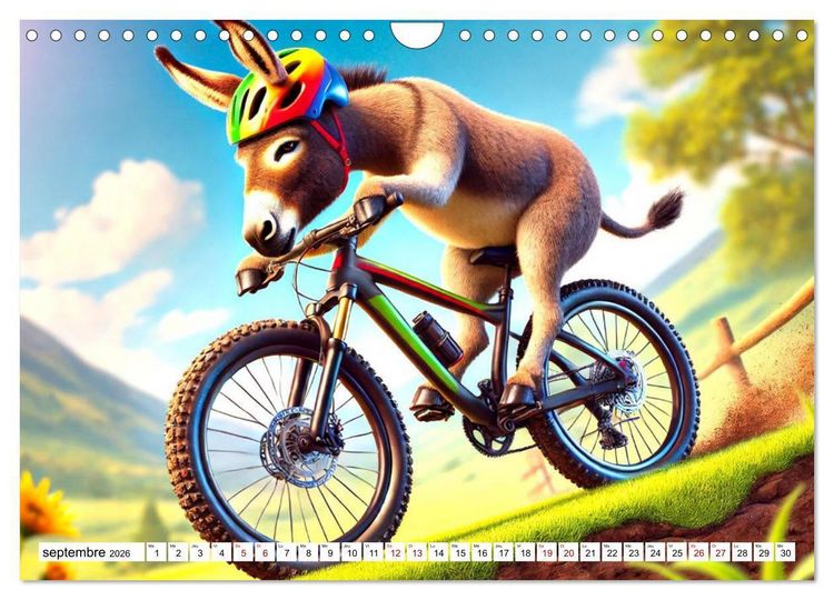 Produktbild: Illusions animales - Amusez-vous au gr&eacute; de ces sc&egrave;nes animales rocambolesques (Calendrier mural 2026 DIN A4 vertical), CALVENDO calendrier mensuel