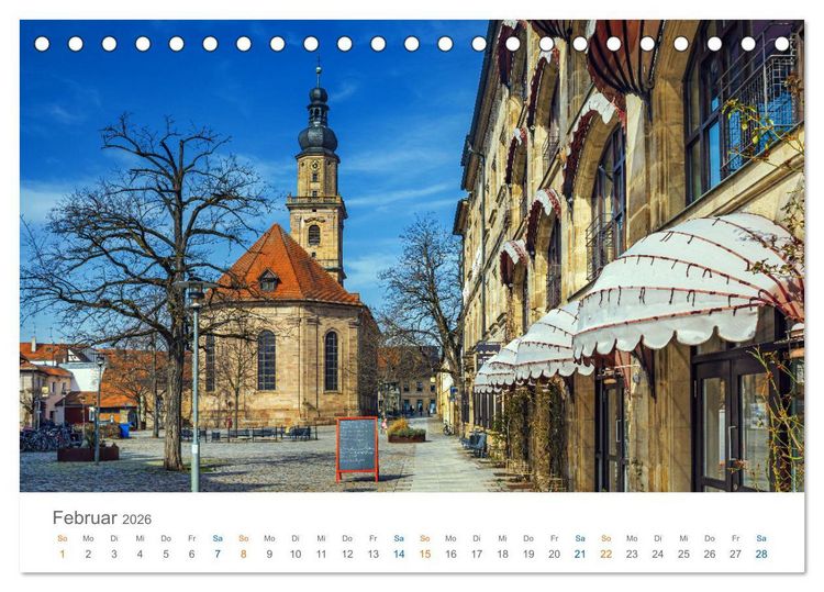 Produktbild: Mittelfranken - wo Lebensfreude Tradition hat (Tischkalender 2026 DIN A5 quer), CALVENDO Monatskalender