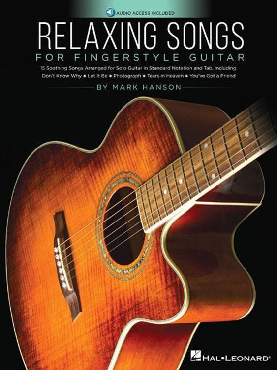 Produktbild: Relaxing Songs for Fingerstyle Guitar Book/Online Audio