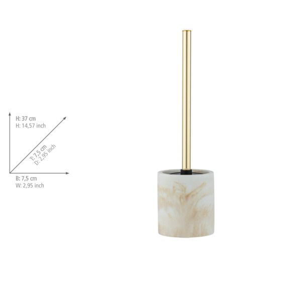 Produktbild: WC-Garnitur Mod. Odos, aus Polyresin