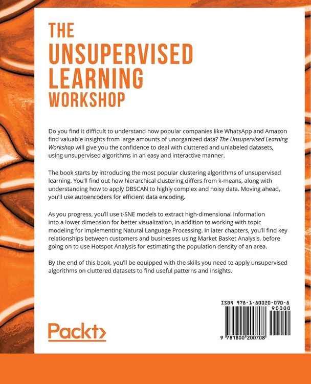 Produktbild: The Unsupervised Learning Workshop