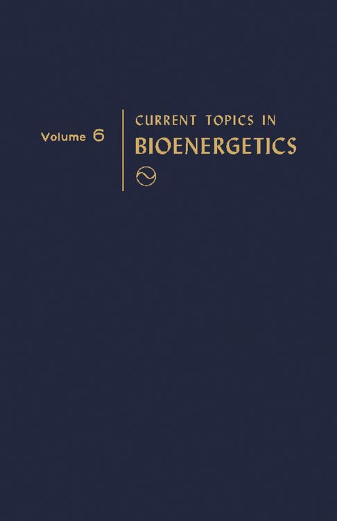 Produktbild: Current Topics in Bioenergetics