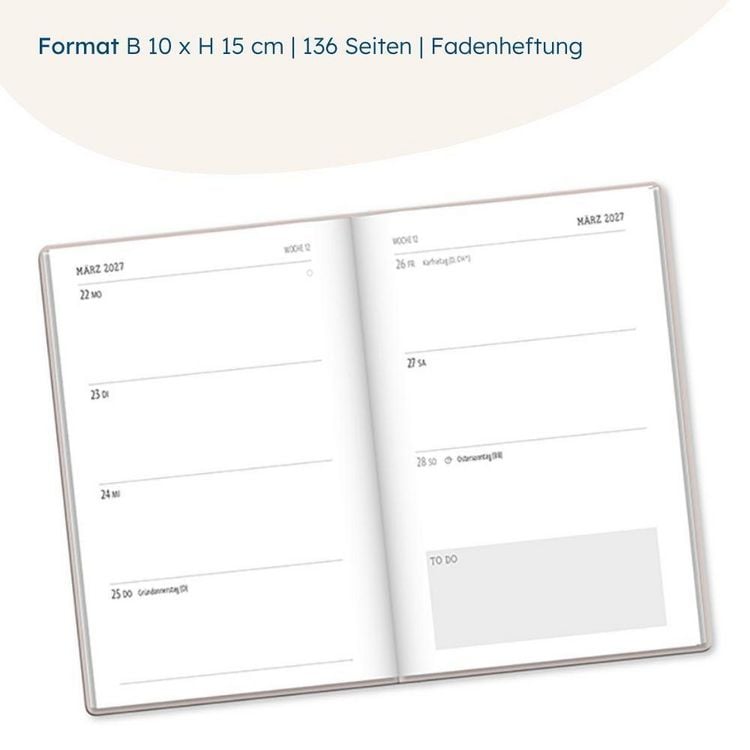 Produktbild: Terminplaner Letterart 2027 Jeder Tag ist voller Wunder