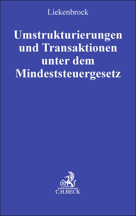 Produktbild: Umstrukturierungen und Transaktionen unter dem Mindeststeuergesetz