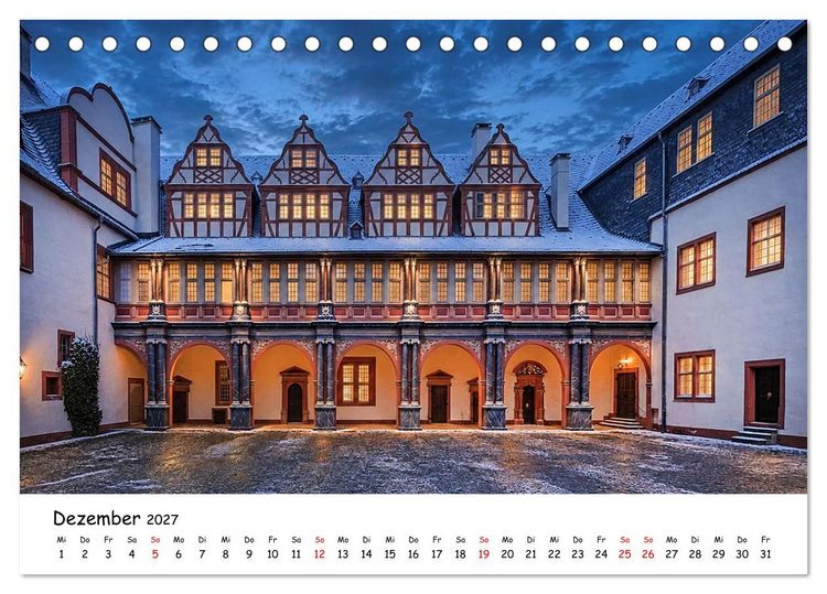 Produktbild: Glanzvolles Weilburg (Tischkalender 2027 DIN A5 quer), CALVENDO Monatskalender