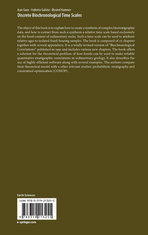 Produktbild: Discrete Biochronological Time Scales