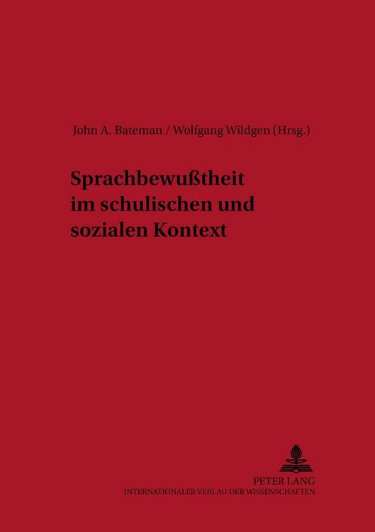 Produktbild: Sprachbewusstheit im schulischen und sozialen Kontext