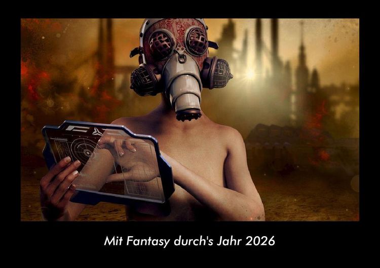 Produktbild: Mit Fantasy durch's Jahr 2026 Fotokalender DIN A3