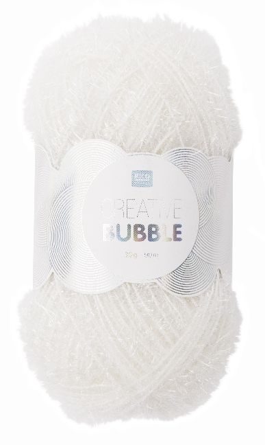Produktbild: Sp&uuml;lschwammgarn Creative Bubble Wei&szlig;