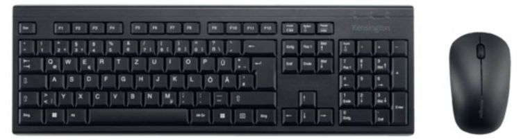 Produktbild: Kensington Tastatur, Maus-Set Deutsch, QWERTZ Schwarz
