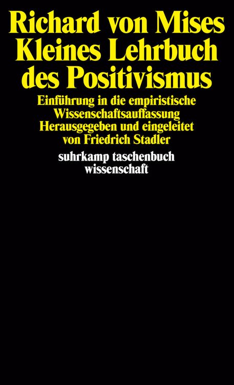 Produktbild: Kleines Lehrbuch des Positivismus