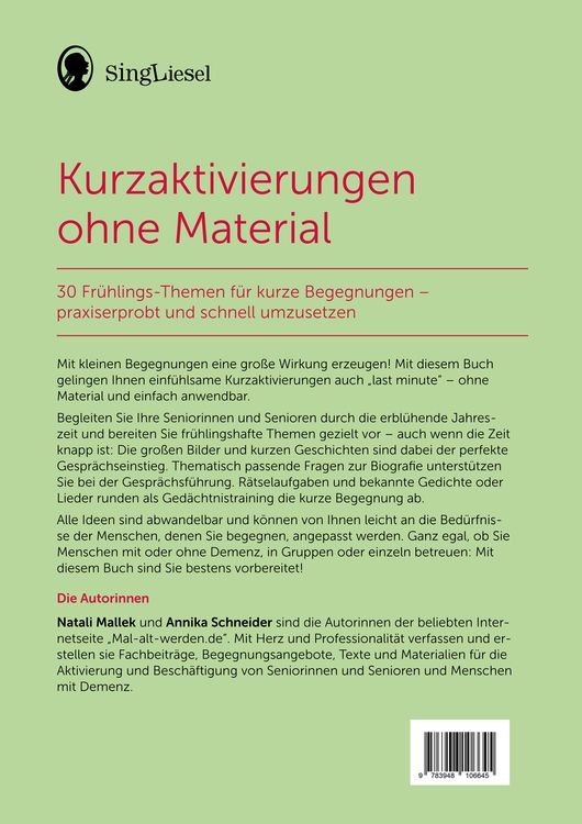 Produktbild: Kurzaktivierungen ohne Material. Last-Minute-Ideen f&uuml;r den Fr&uuml;hling