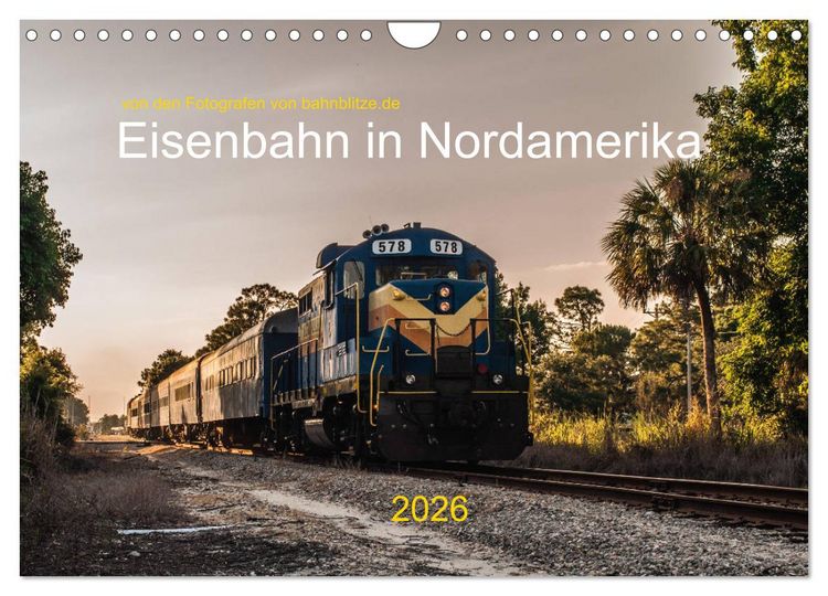 Produktbild: Eisenbahn in Nordamerika (Wandkalender 2026 DIN A4 quer), CALVENDO Monatskalender