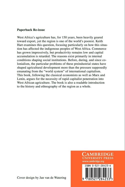 Produktbild: The Political Economy of West African Agriculture