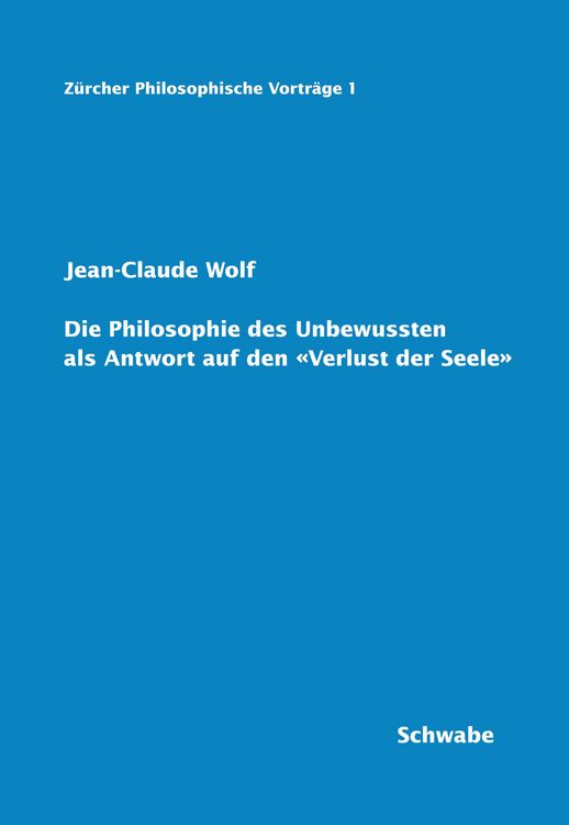 Produktbild: Die Philosophie des Unbewussten als Antwort auf den 'Verlust der Seele'