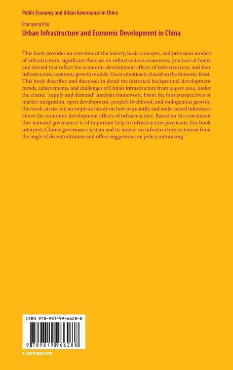 Produktbild: Urban Infrastructure and Economic Development in China