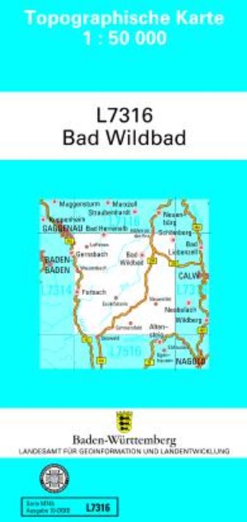 Produktbild: Bad Wildbad 1 : 50 000